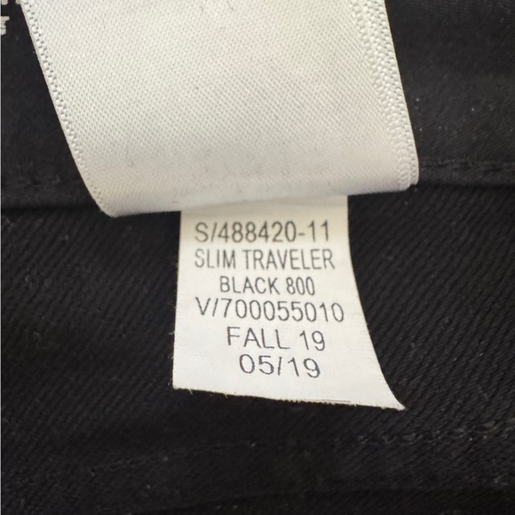 Banana Republic Traveler Pant Slim Black 31x32 - Picture 4 of 6
